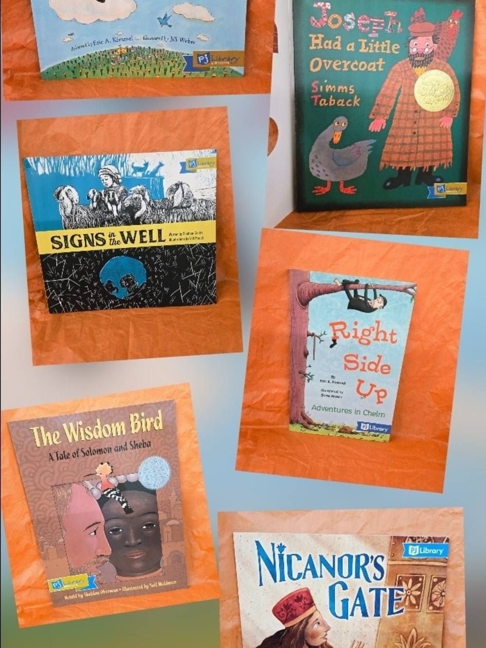 LOT OF 6 PJ LIBRARY CHILDREN BOOKS NEW